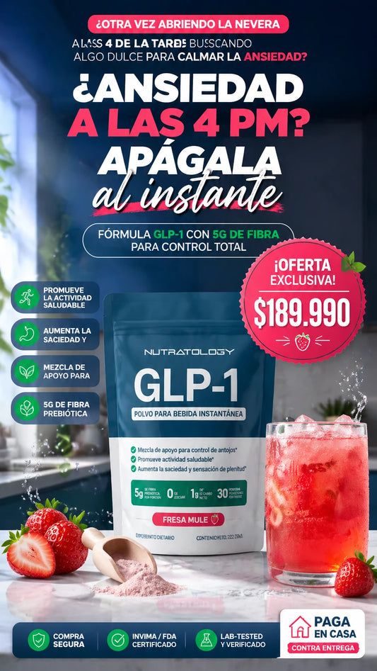 Nutratology GLP-1 Instant Drink Powder Strawberry Mule